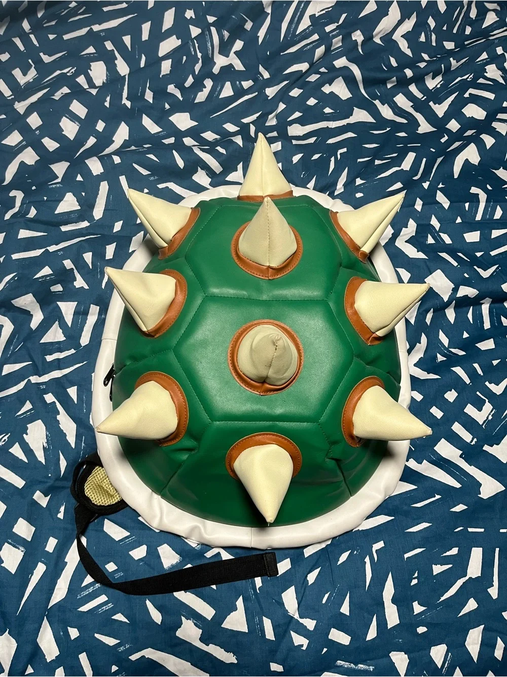 Super Mario Green Spiked Bowser Shell Backpack- Barely Used Excellent Condition